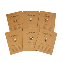 Load image into Gallery viewer, Zodiac Sign Necklace (Gold)