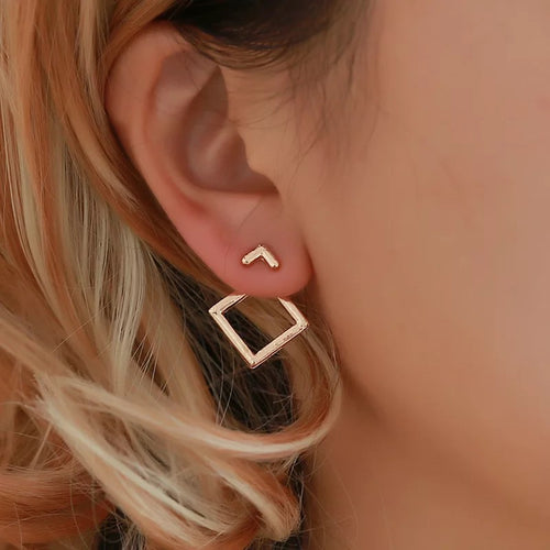 Illusion Earrings (Gold)