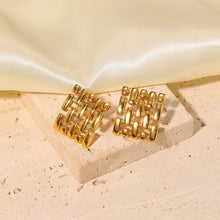 Load image into Gallery viewer, Watch Link Earrings (Gold)