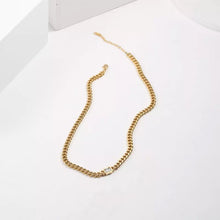 Load image into Gallery viewer, White Topaz Chain (Gold)