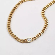 Load image into Gallery viewer, White Topaz Chain (Gold)