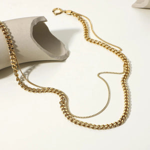 Double Layered Chain (Gold)