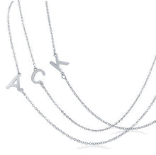 Load image into Gallery viewer, Mini Initial Necklace (Silver)
